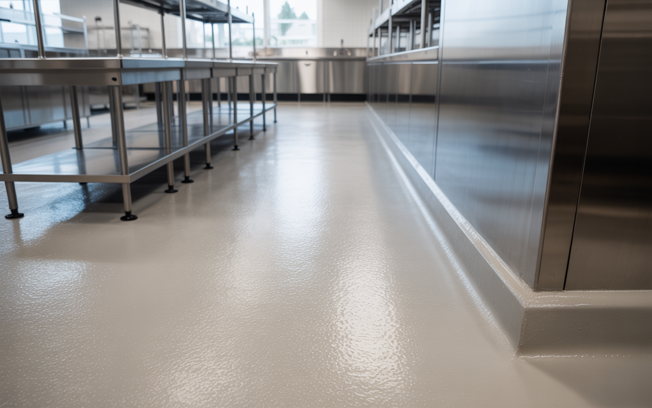 Commercial Kitchen Beige